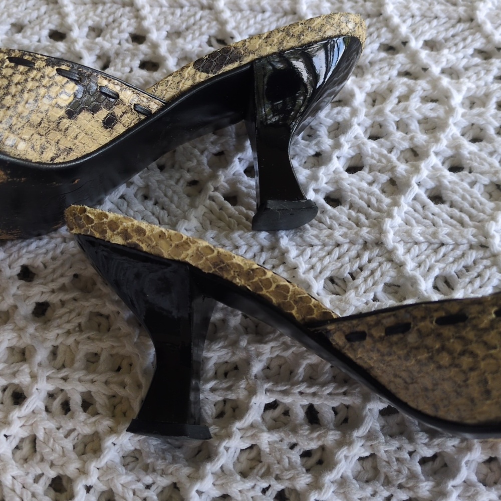 Snakeskin Mules - Picture 4 of 10